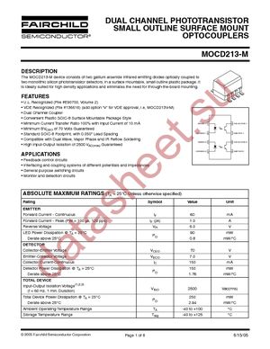 MOCD213R2VM datasheet  